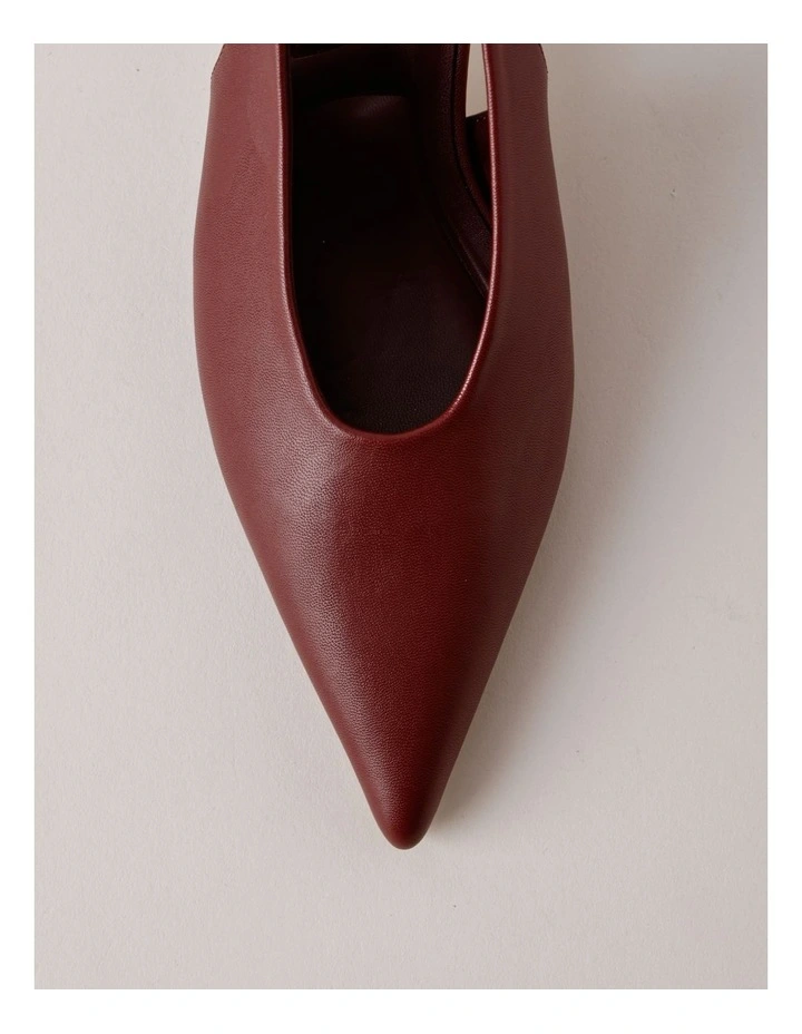 Elle Heeled Shoes in Red image 3
