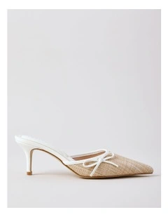 Fiesta Heeled Shoe in Mocha