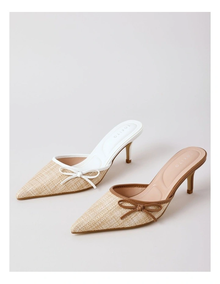 Fiesta Heeled Shoe in Mocha image 7