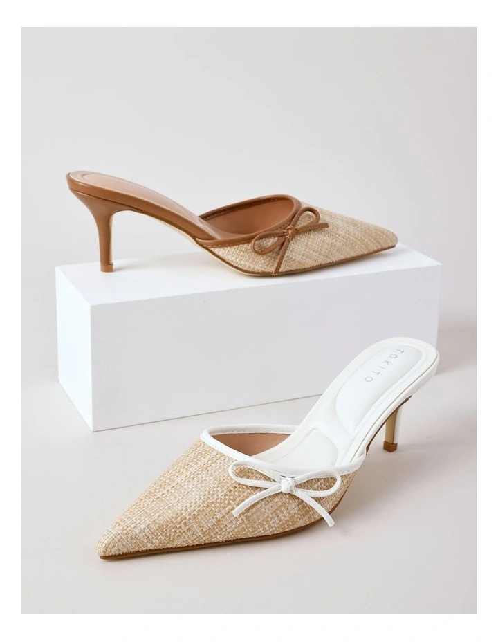 Fiesta Heeled Shoe in Mocha image 7