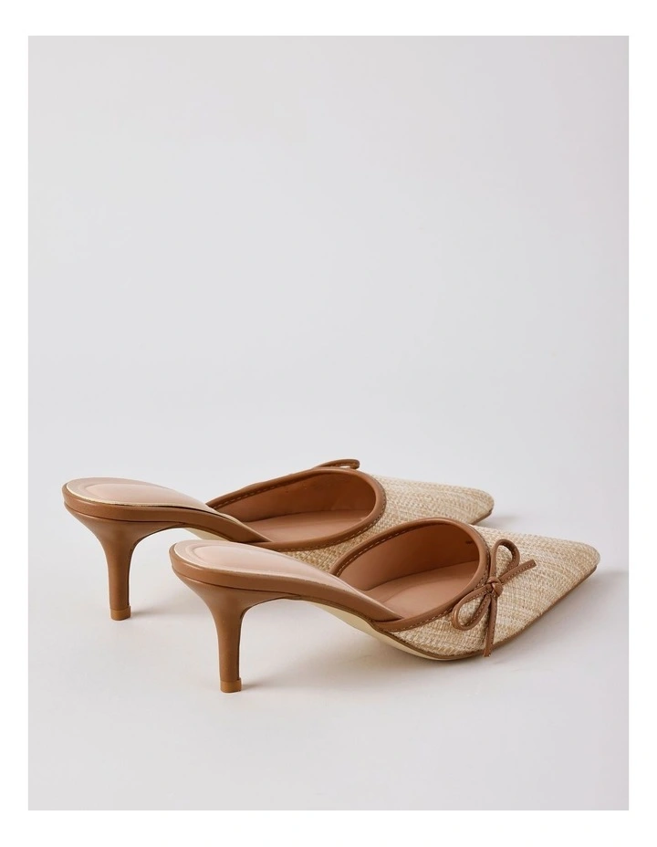 Fiesta Heeled Shoe in White image 4