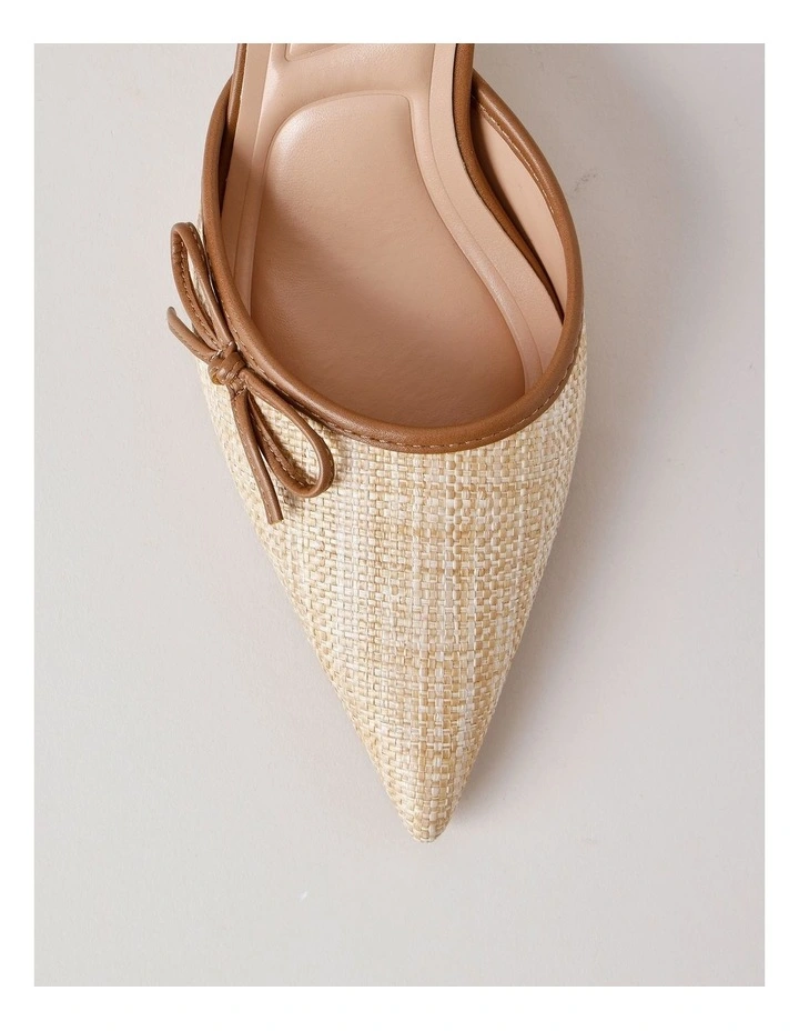 Fiesta Heeled Shoe in White image 6