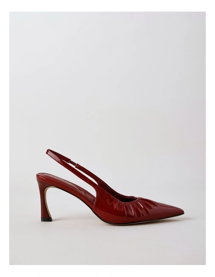 Davina Heeled Shoe in Wine Patent image 3