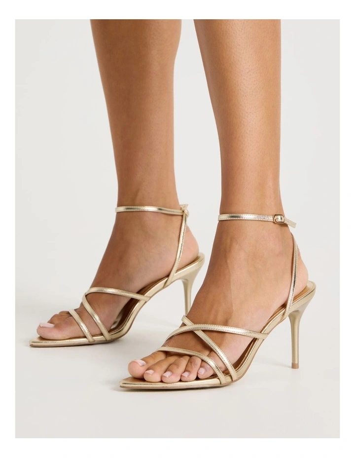 Hailey Sandal in Gold image 2