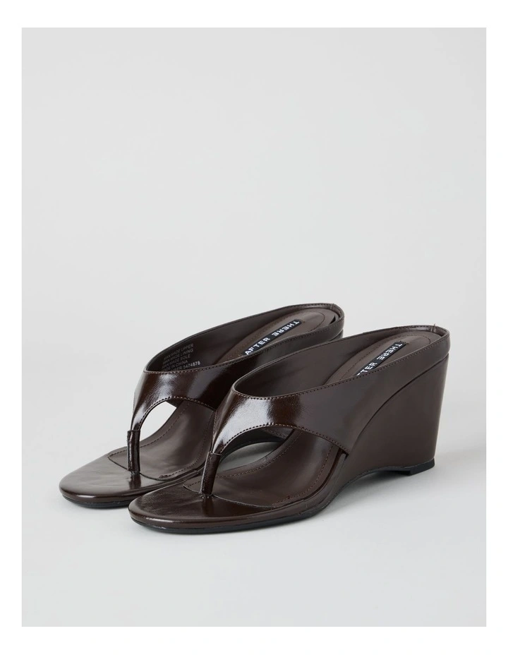 Huxley Sandal in Chocolate image 3