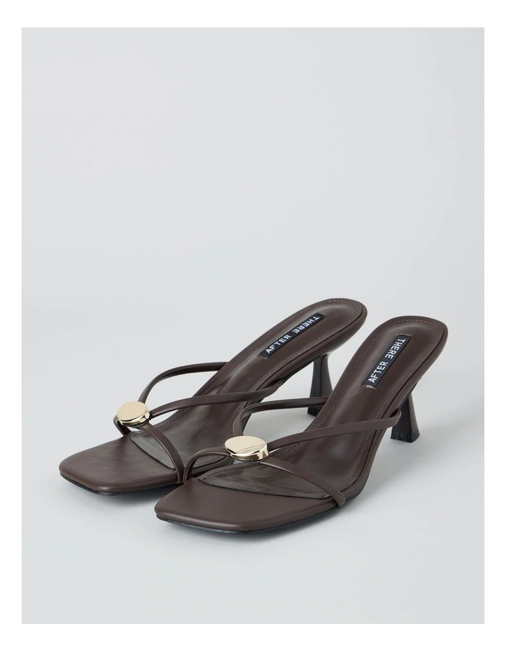 Greta Sandal in Chocolate image 3
