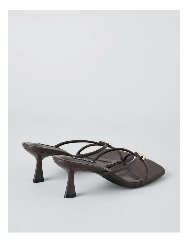 Greta Sandal in Chocolate image 4