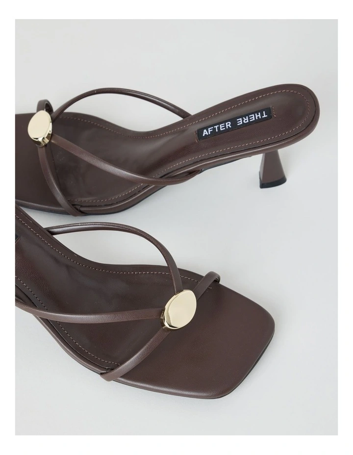 Greta Sandal in Chocolate image 5
