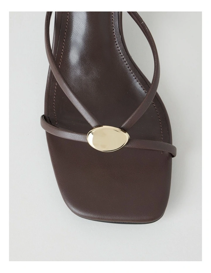 Greta Sandal in Chocolate image 6