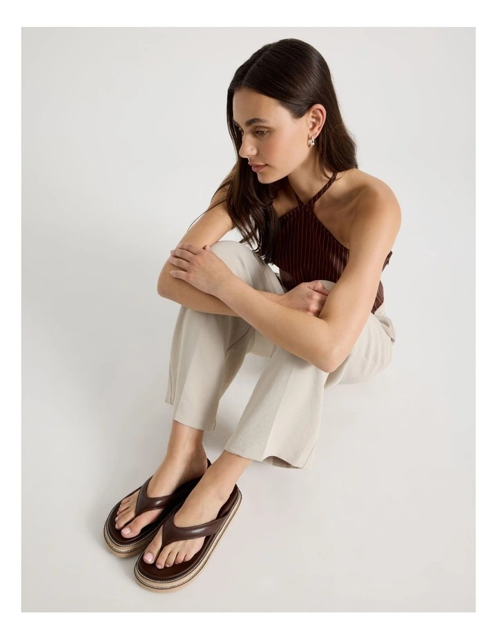Gomez Sandal in Chocolate image 2