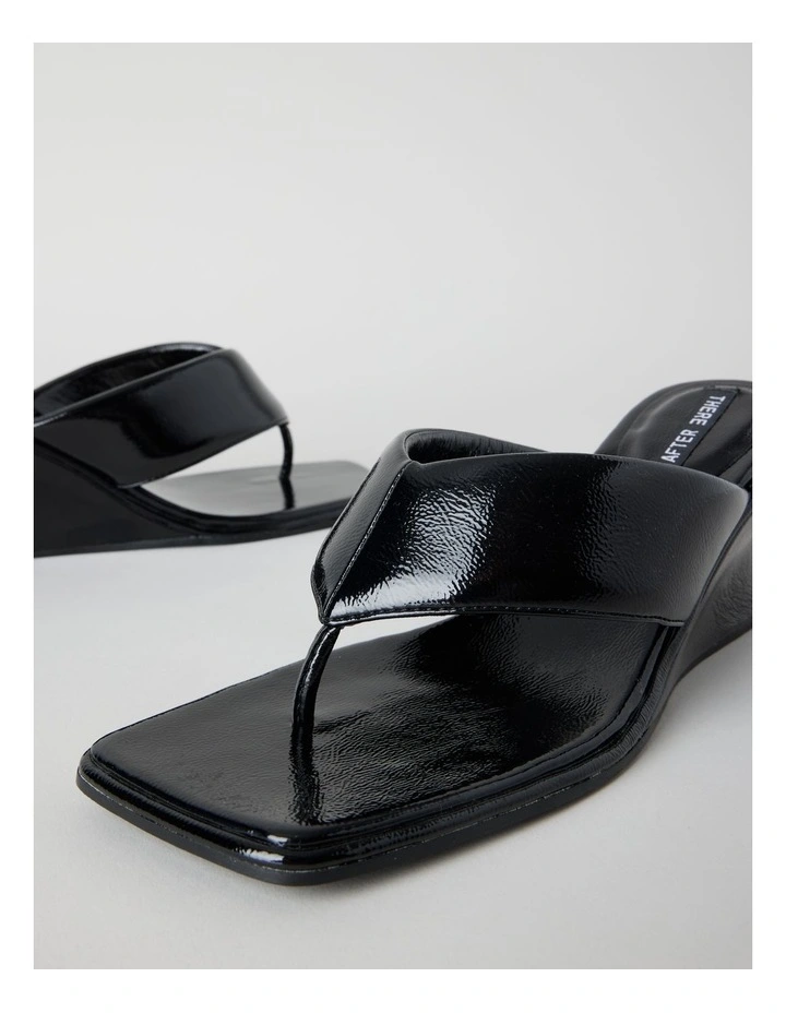 Ash Sandal in Black image 4