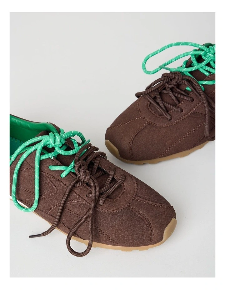 Tate Sneaker in Chocolate image 3