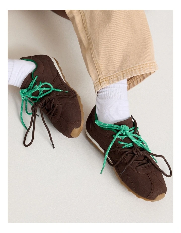 Tate Sneaker in Chocolate image 4