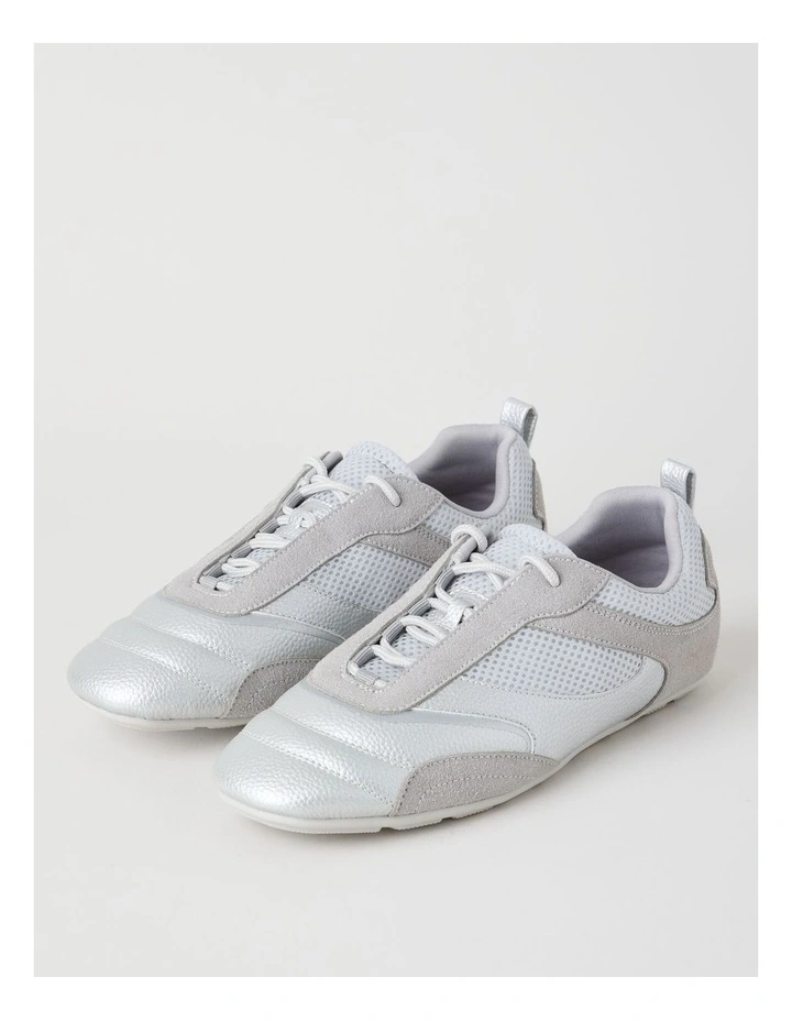 Tyson Sneaker in Metallic Silver image 4