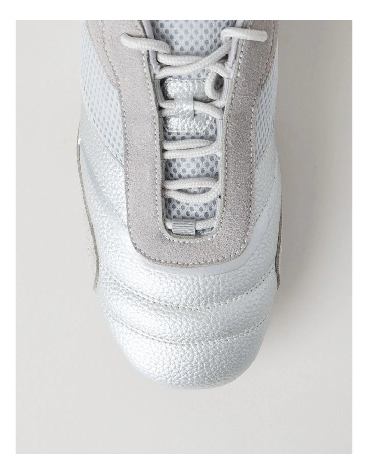 Tyson Sneaker in Metallic Silver image 6