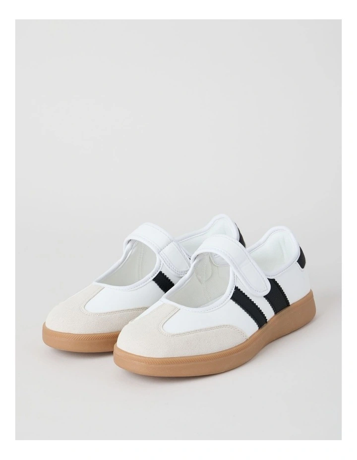 Charlie Sneaker in Cream/Black image 3