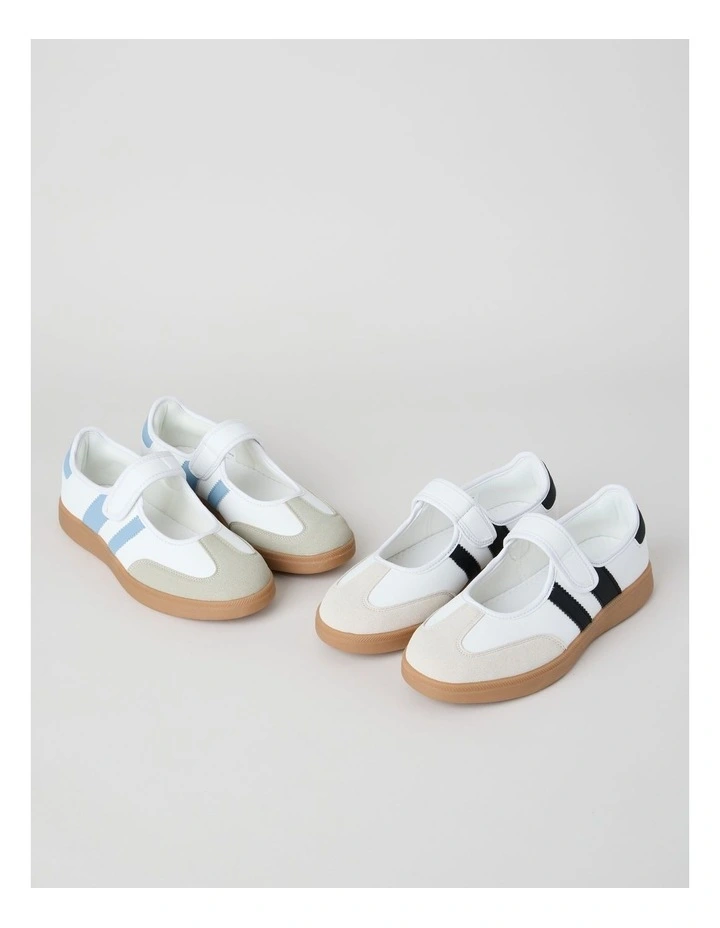 Charlie Sneaker in Cream/Black image 7