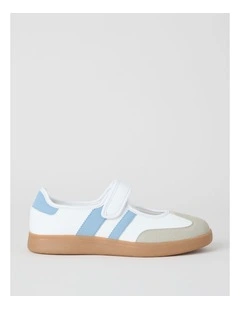 Charlie Sneaker in White/Blue