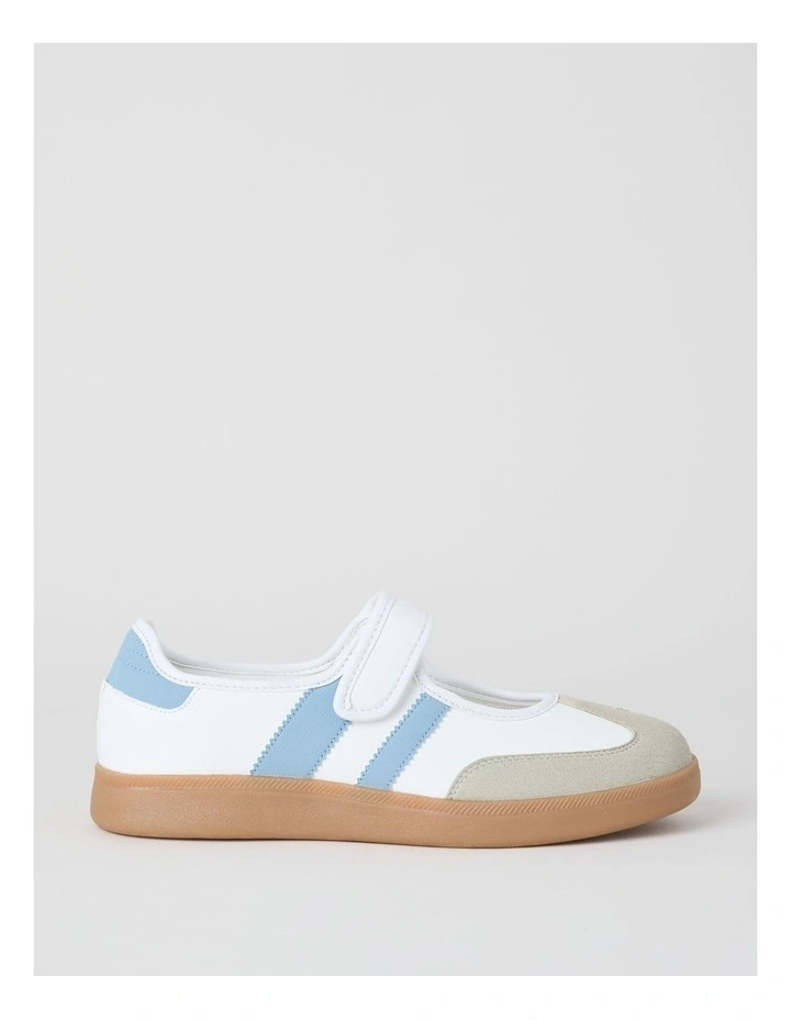 Charlie Sneaker in White/Blue image 1