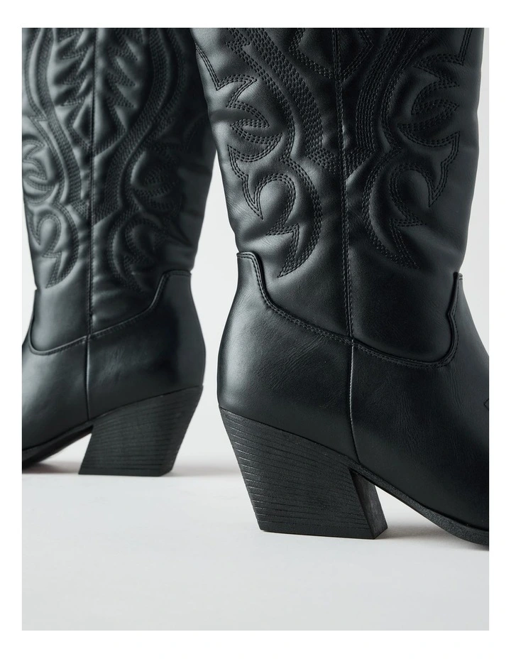 Dolly Boot in Black image 6