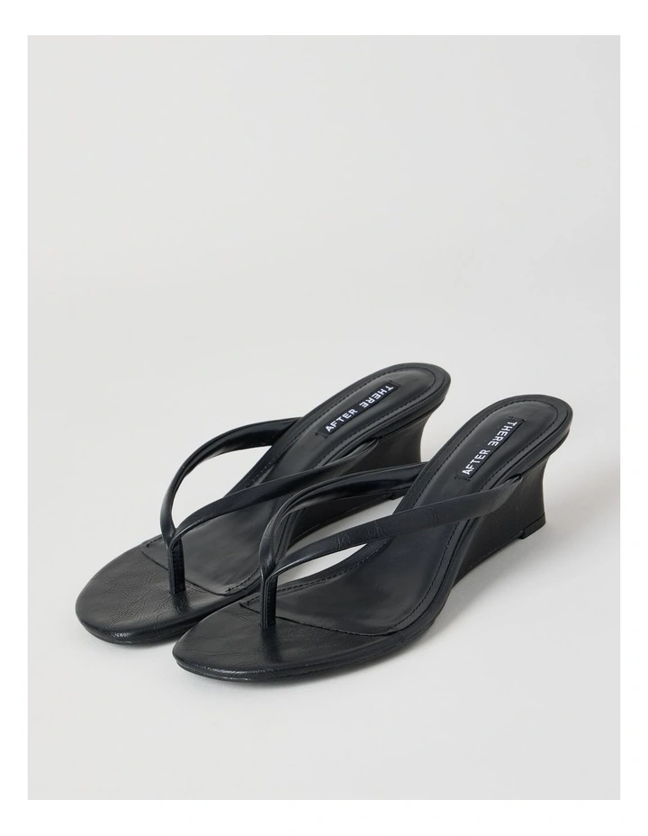 Rihanna Heeled Shoes in Black image 3