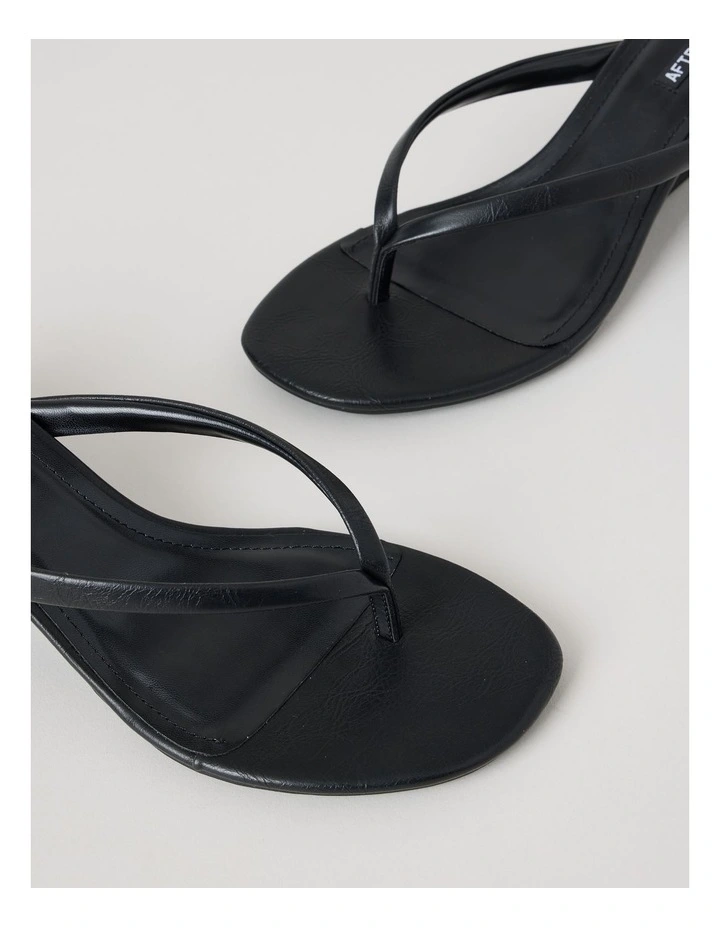 Rihanna Heeled Shoes in Black image 5