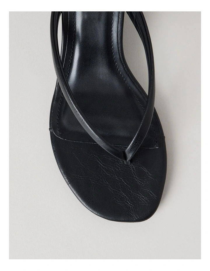 Rihanna Heeled Shoes in Black image 6