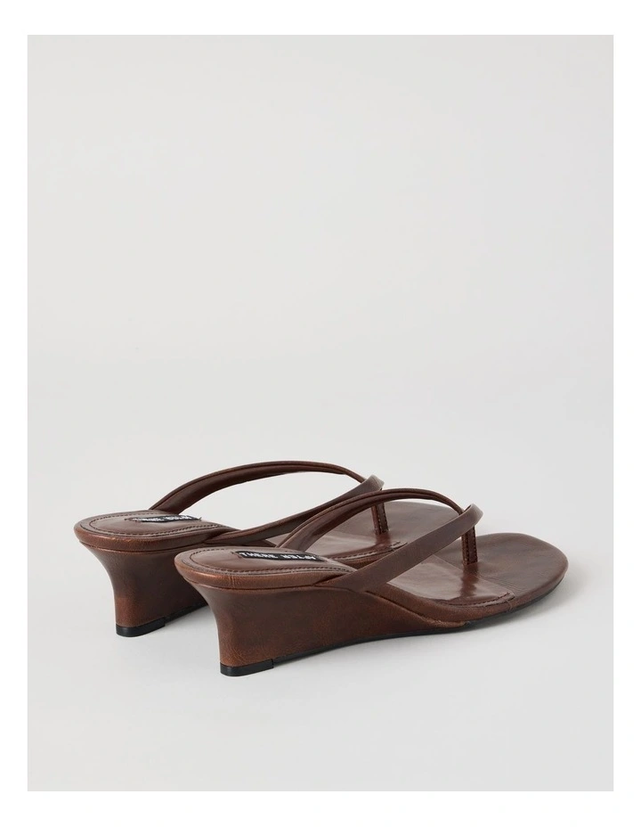 Rihanna Heeled Shoes in Chocolate image 4