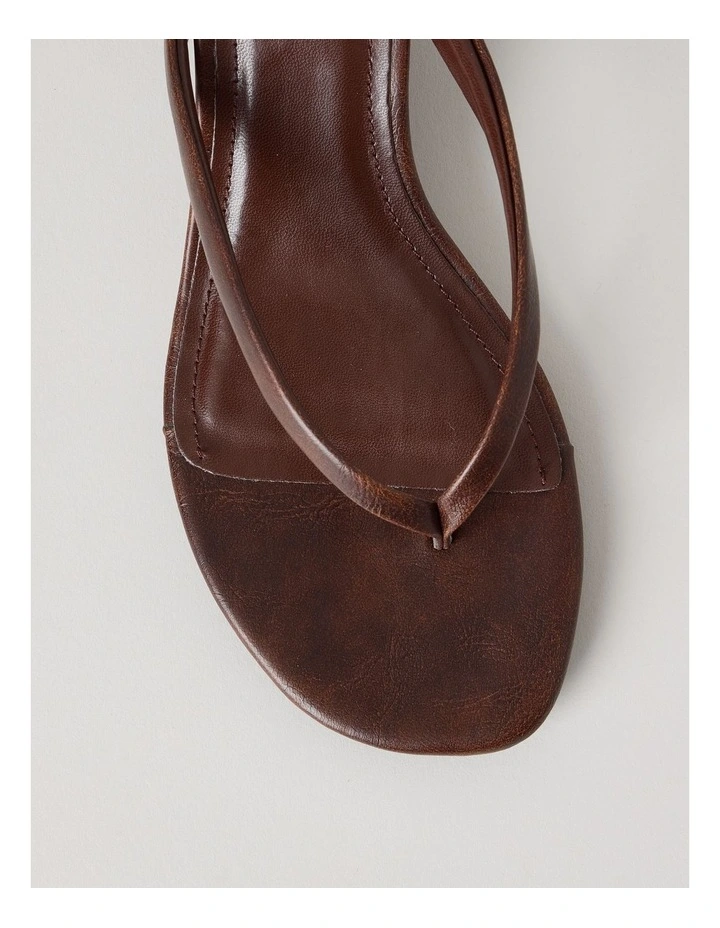 Rihanna Heeled Shoes in Chocolate image 6