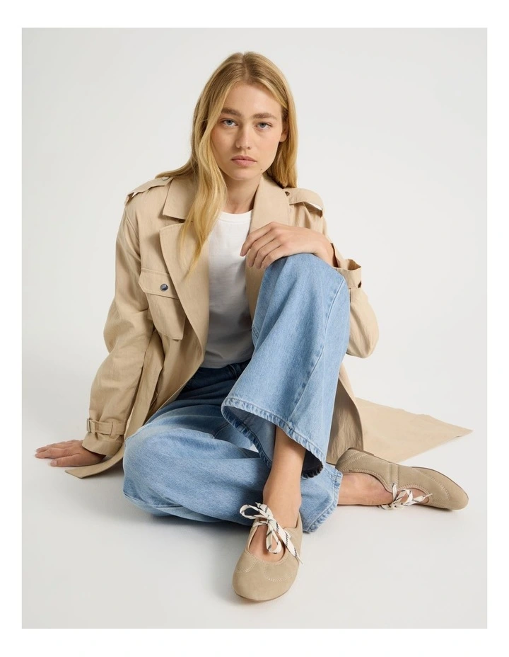 Sabrina Flat Shoes in Sand image 2