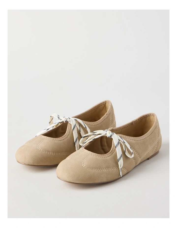 Sabrina Flat Shoes in Sand image 2