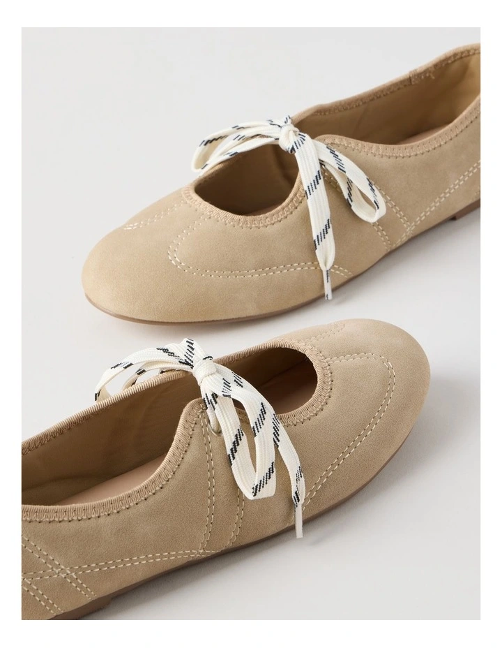 Sabrina Flat Shoes in Sand image 3