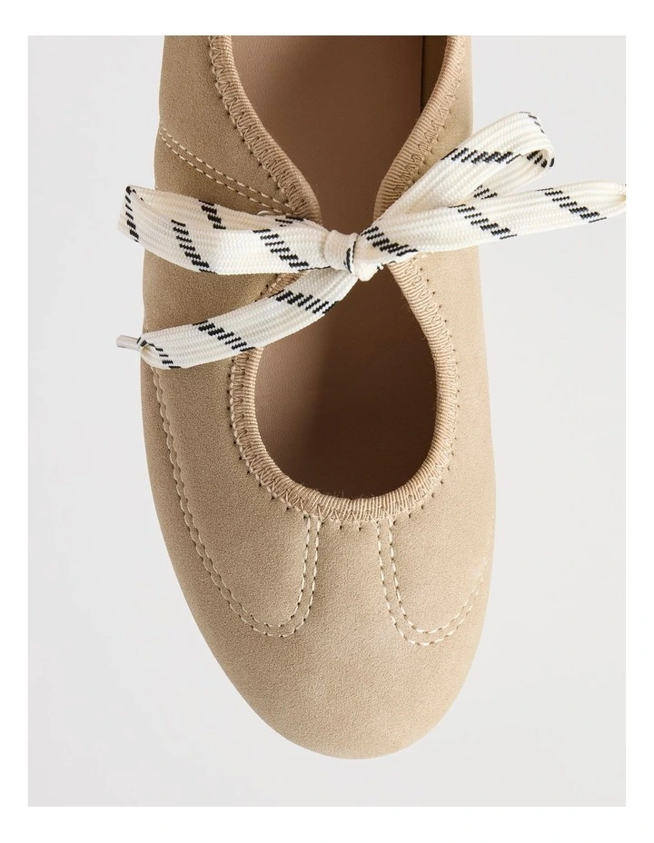 Sabrina Flat Shoes in Sand image 7