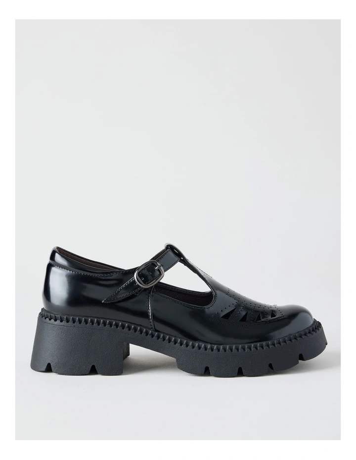 Stevie Flat Shoes in Black image 1