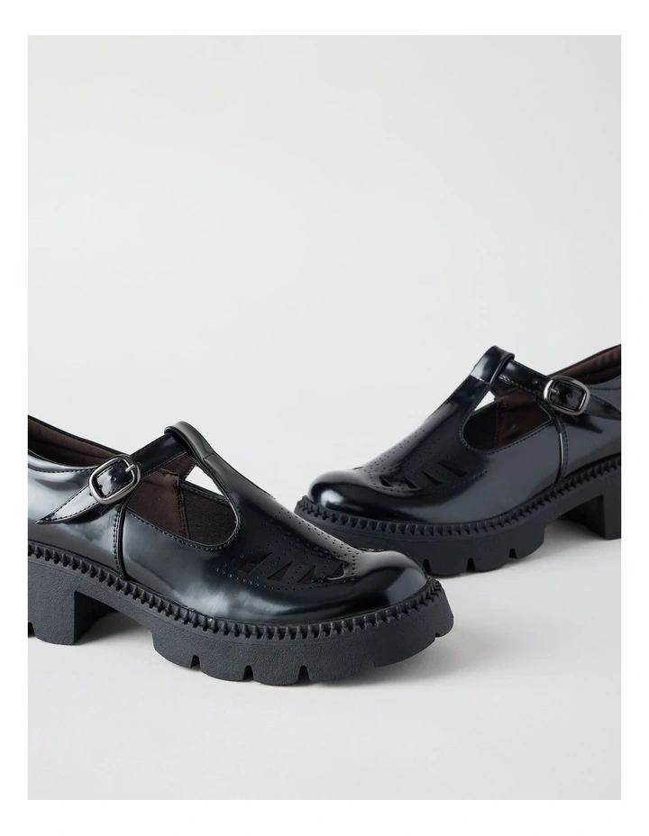 Stevie Flat Shoes in Black image 6