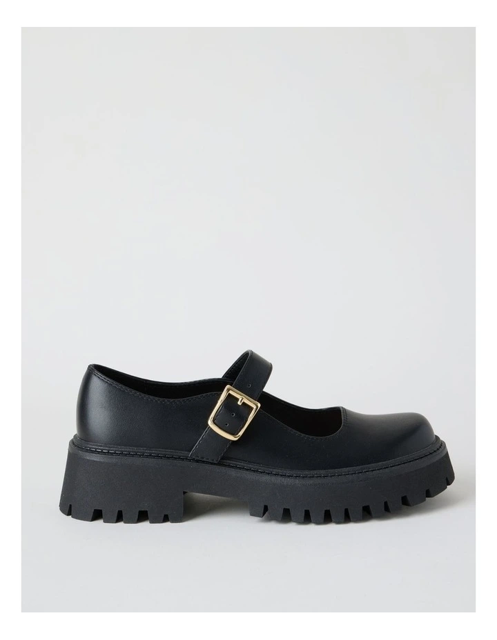 Barker Flat Shoes in Black image 1