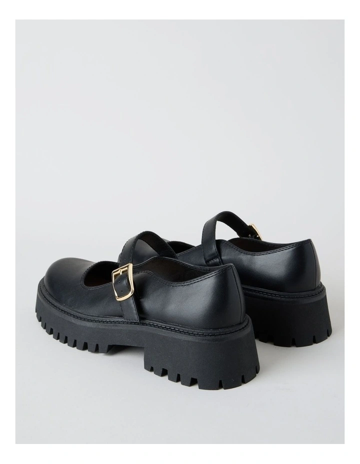 Barker Flat Shoes in Black image 5