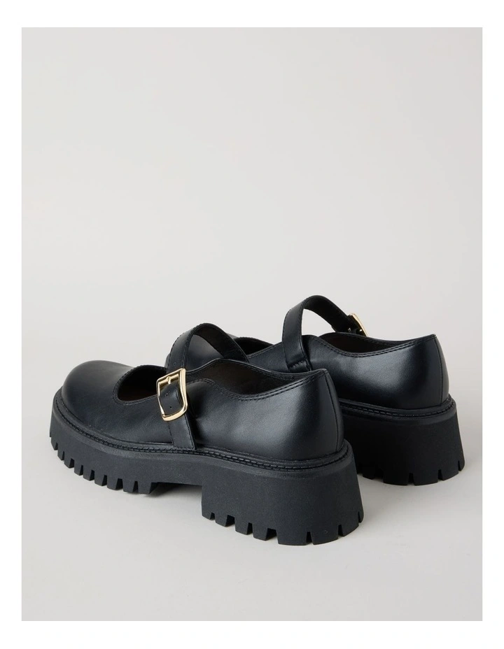 Barker Flat Shoes in Black image 5