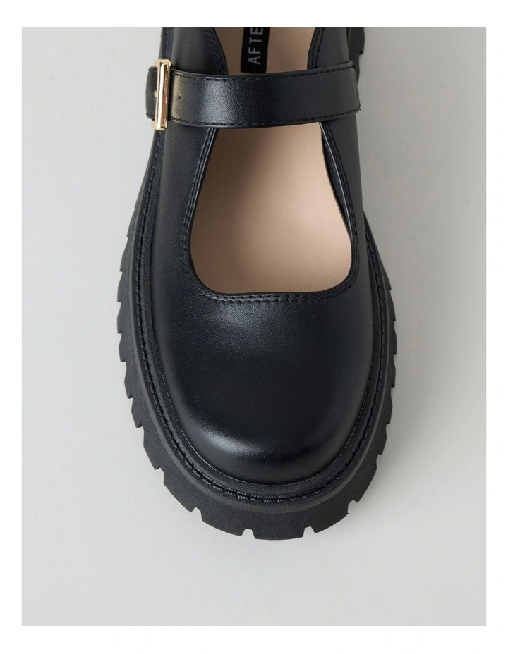 Barker Flat Shoes in Black image 6