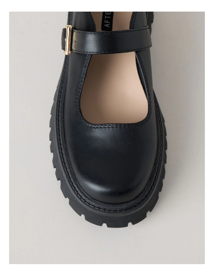 Barker Flat Shoes in Black image 7