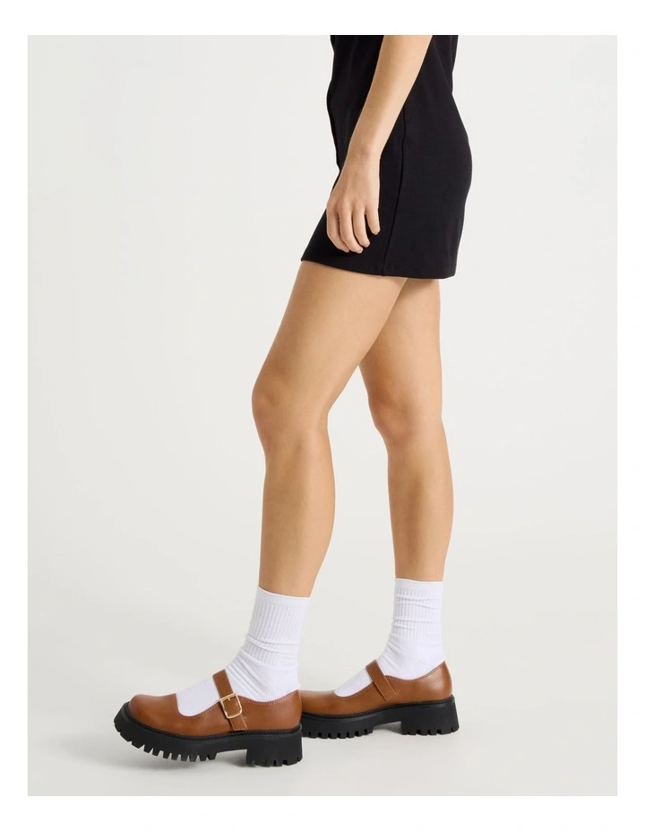 Barker Flat Shoes in Brown image 4