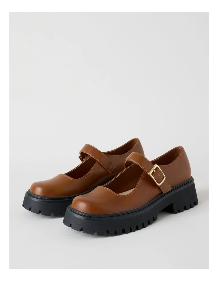 Barker Flat Shoes in Brown image 5