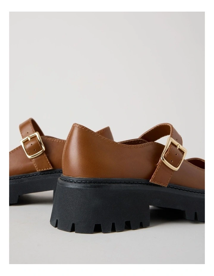 Barker Flat Shoes in Brown image 5