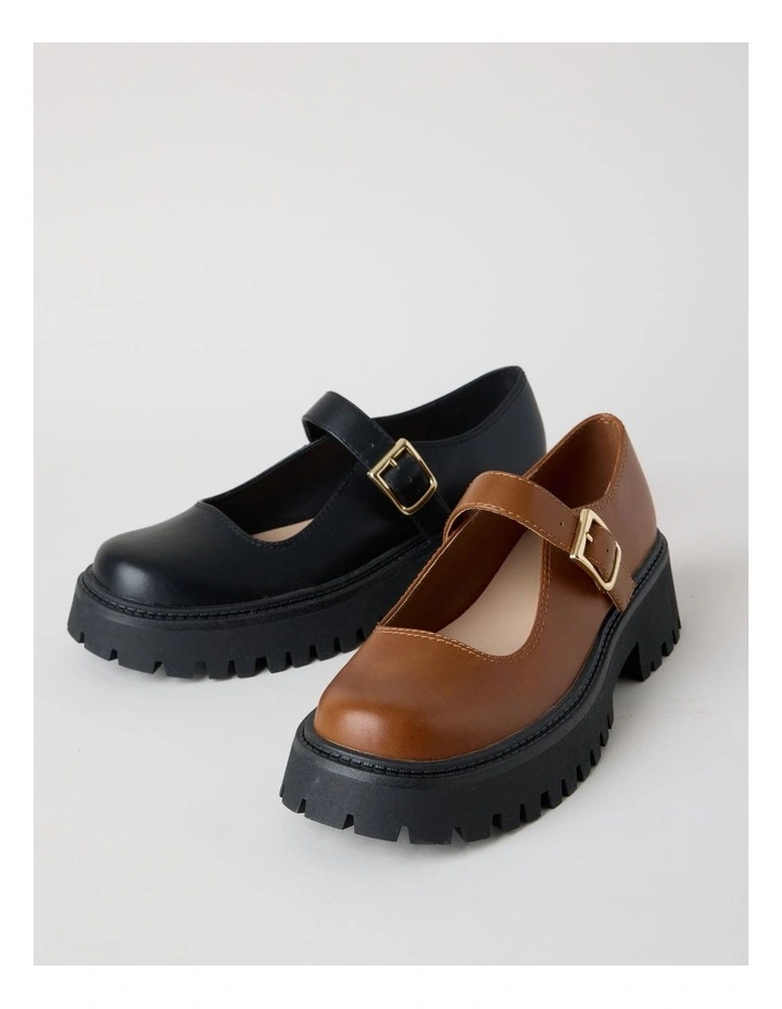 Barker Flat Shoes in Brown image 7