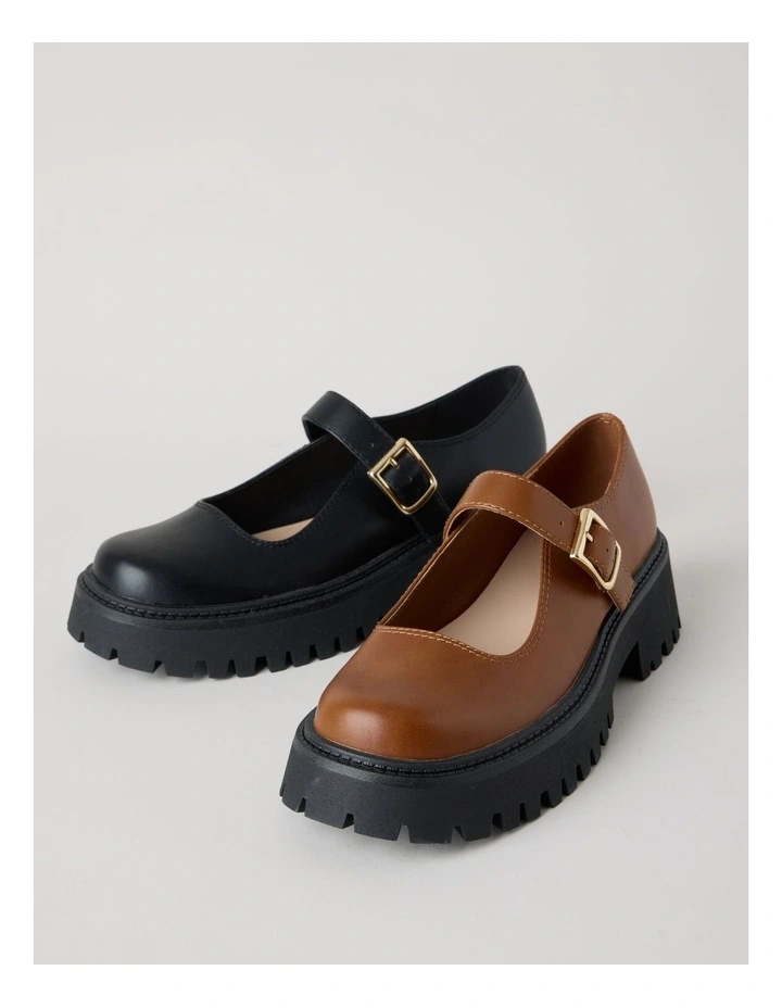 Barker Flat Shoes in Brown image 7