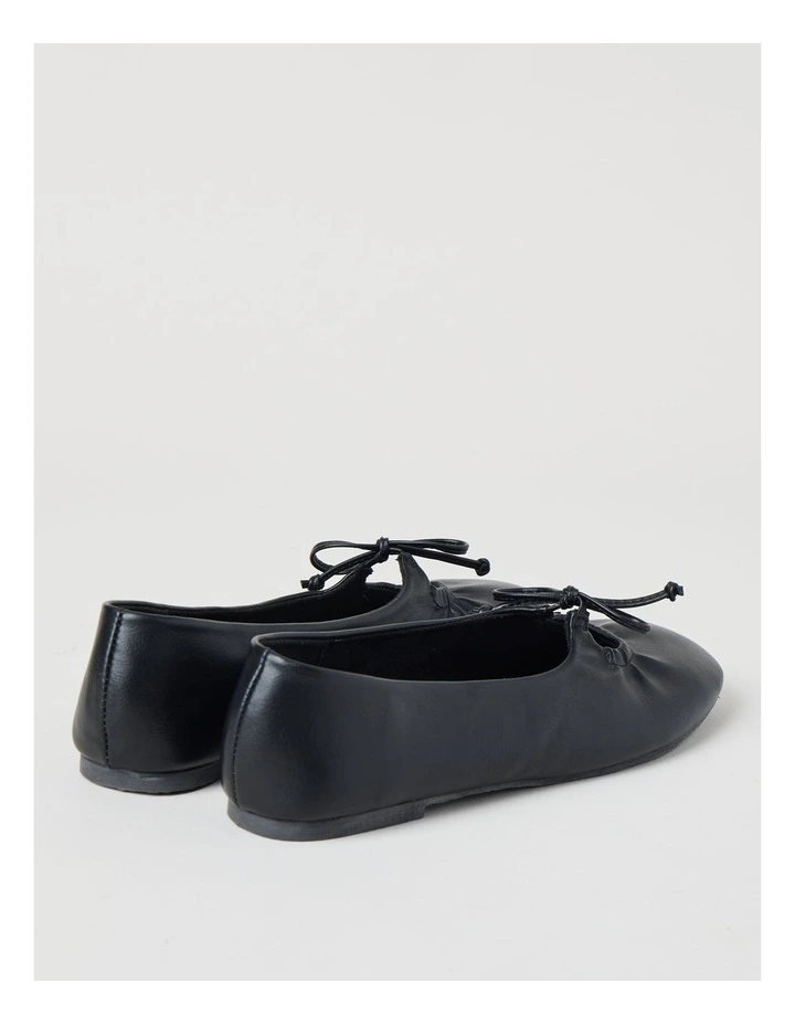 Eliza Flat Shoes in Black image 6