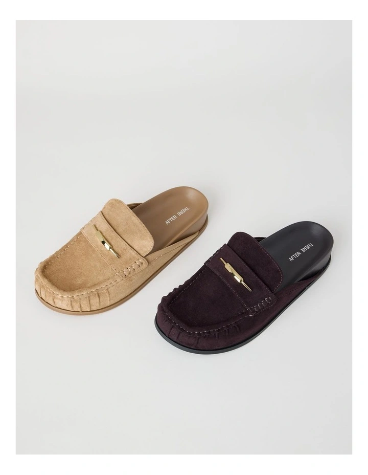 Lebron Flat Shoes in Chocolate image 7