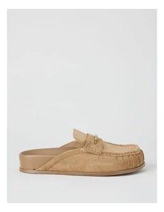 Lebron Flat Shoes in Camel