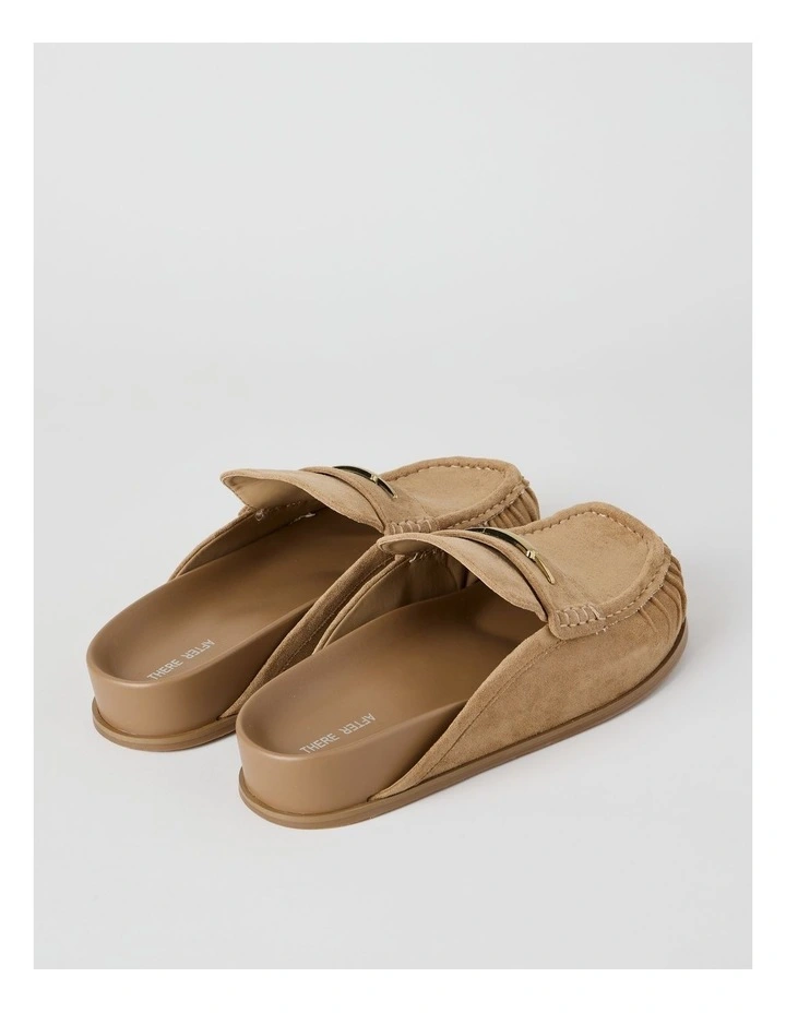 Lebron Flat Shoes in Camel image 5