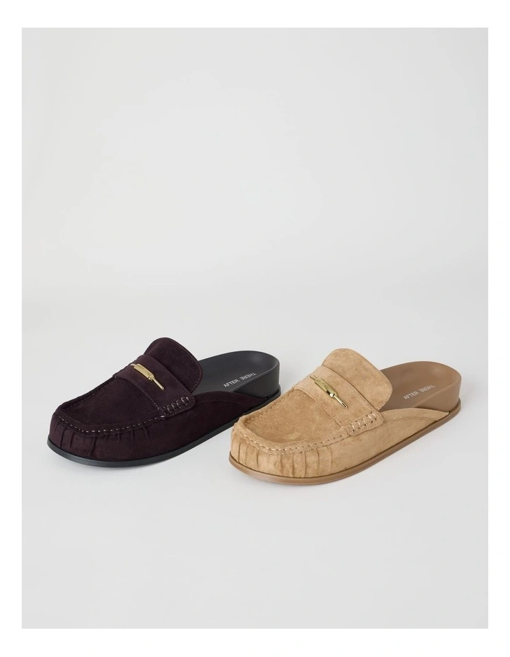 Lebron Flat Shoes in Camel image 7